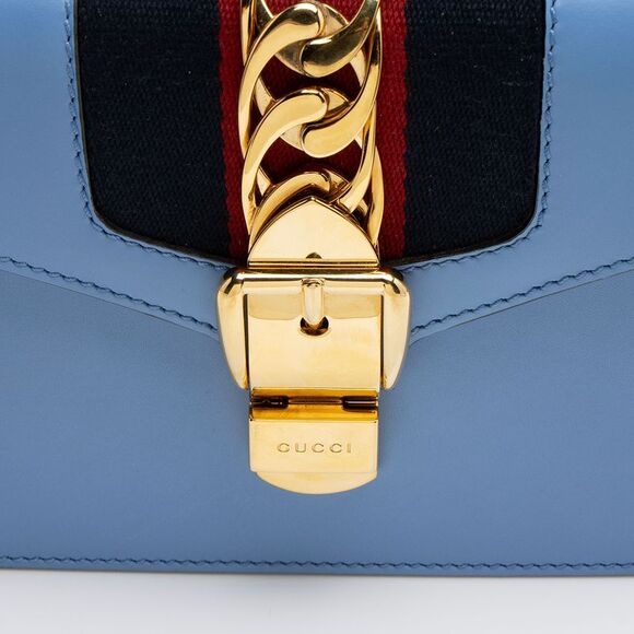 Gucci Leather Sylvie Mini Top Handle - Picture 9 of 16